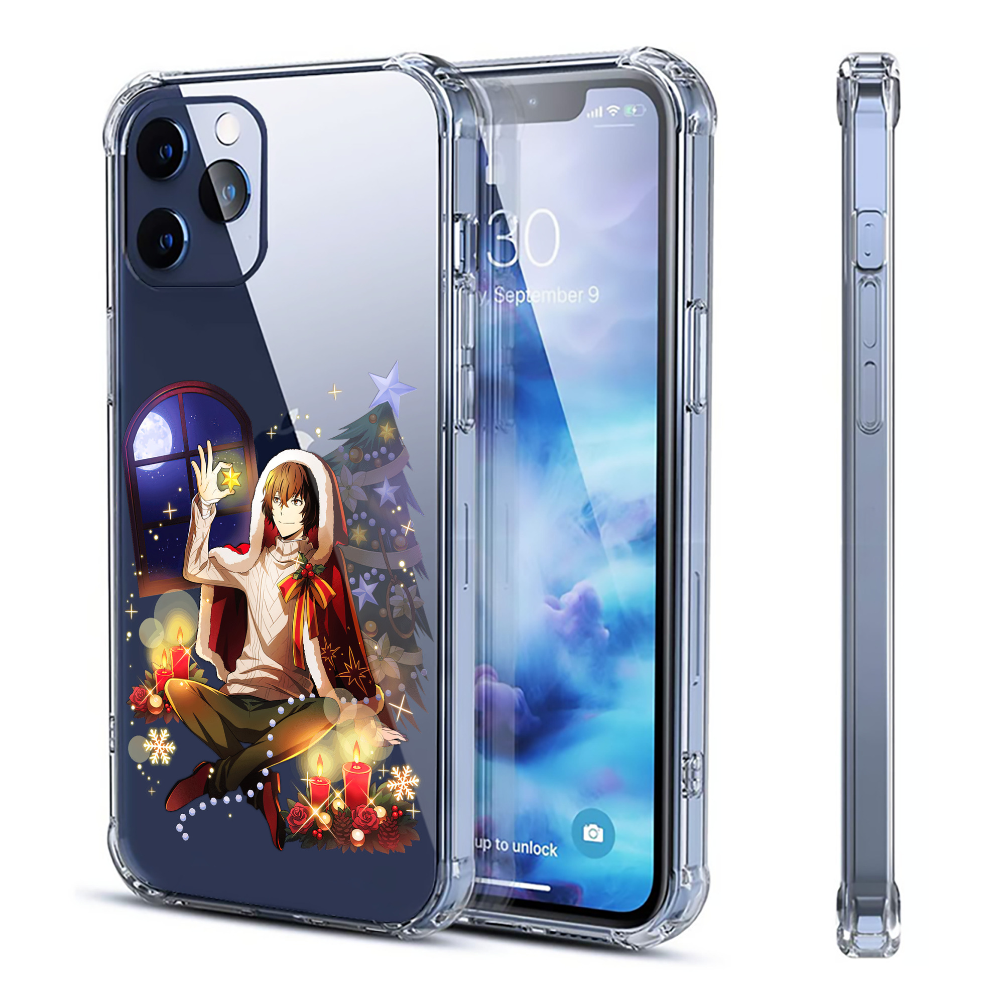 （画像用） 文豪ストレイドッグス Bungo Stray Dogs 【iPhone 12シリーズ対応】透明スマホケース（クリアソフトケース）